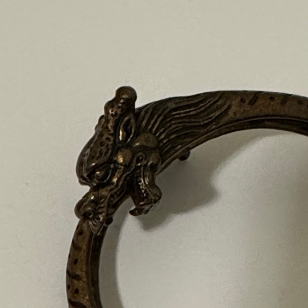 Lucky Brand Antique Brass Dragon Ring